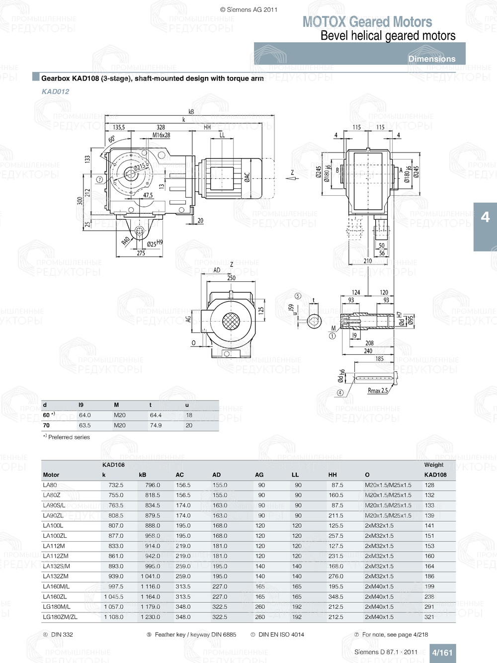 Мотор-редуктор Flender K108 Flender K108